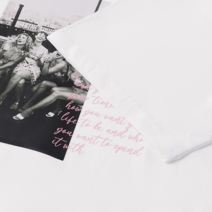 Футболка женская MIST Girl's rules, р.44, белый Футболка женская MIST Girl's rules, р.44, белый