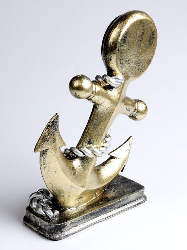 Часы настольные интерьерные &laquo;Якорь&raquo;, на батарейках, 18&times;7&times;27 см, d-8 см