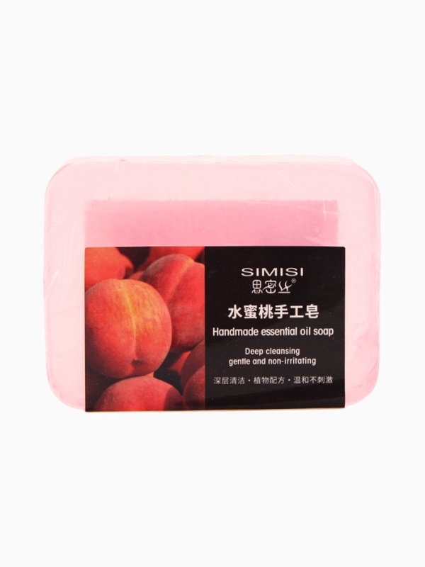 Мыло ручной работы с эфирным маслом персика, 90 г