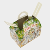 Новый год. Подарочная коробка "Новогодний шарм" Ларец малый 18,5 x 12,5 x 19см. Новый год. Подарочная коробка "Новогодний шарм" Ларец малый 18,5 x 12,5 x 19см.