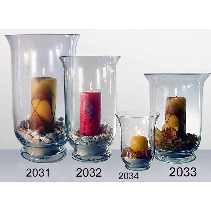 Ваза Ваза "Афина" d-18см h-25х15 см, 2,5л 2033 прозрачная