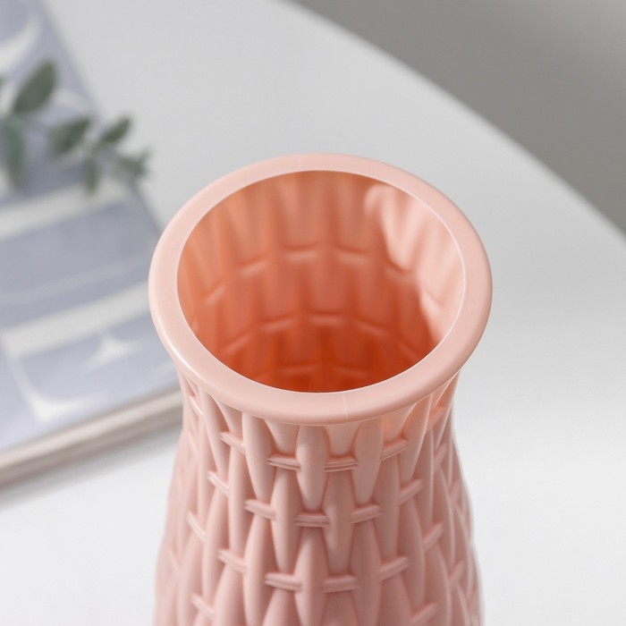 Ваза «Ротанг», 8×21 см, 600 мл, цвет МИКС Ваза «Ротанг», 8×21 см, 600 мл, цвет МИКС