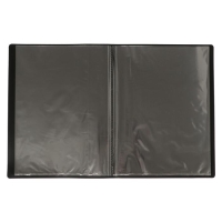 Папка с 10 вкладышами А4, 500 мкм, Calligrata, карман на корешок, чёрная Папка с 10 вкладышами А4, 500 мкм, Calligrata, карман на корешок, чёрная