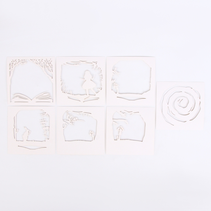 Набор для творчества &laquo;Создай ночник. Страна чудес&raquo;, с рамкой, сборный, многослойный, 6+