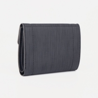 Кошелёк женский на кнопке, цвет чёрный Кошелёк женский на кнопке, цвет чёрный