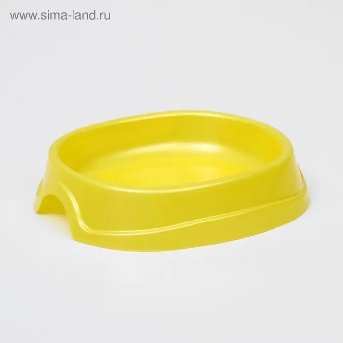 Миска №1 "Нулевка" 200 мл, 13,5 х 12,5 х 3 см, желтый перламутр