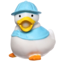 Резиновая игрушка для ванны &laquo;Утенок с пузырем&raquo;, 6 см, цвет МИКС, Крошка Я