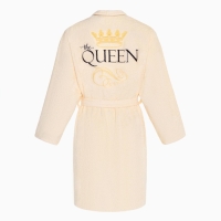 Халат махровый женский Queen размер 50-52, 100% хлопок Халат махровый женский Queen размер 50-52, 100% хлопок