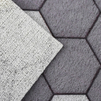 Коврик придверный грязезащитный Доляна &laquo;Гамма&raquo;, вырезной, 60&times;90 см, цвет серый