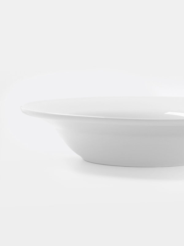Тарелка глубокая Hanna Kn&ouml;vell, d=25.5 см, фарфор, белая