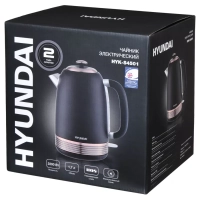 Чайник HYK-S4501 1.7л. 2200Вт черный