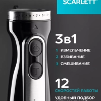 Погружной мощный блендер с насадками 1500 Вт, SC-HB42F96 Погружной мощный блендер с насадками 1500 Вт, SC-HB42F96