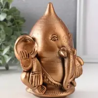 Фигура &laquo;Ганеш&raquo;, 14.5&times;13.5&times;9 см, бронза