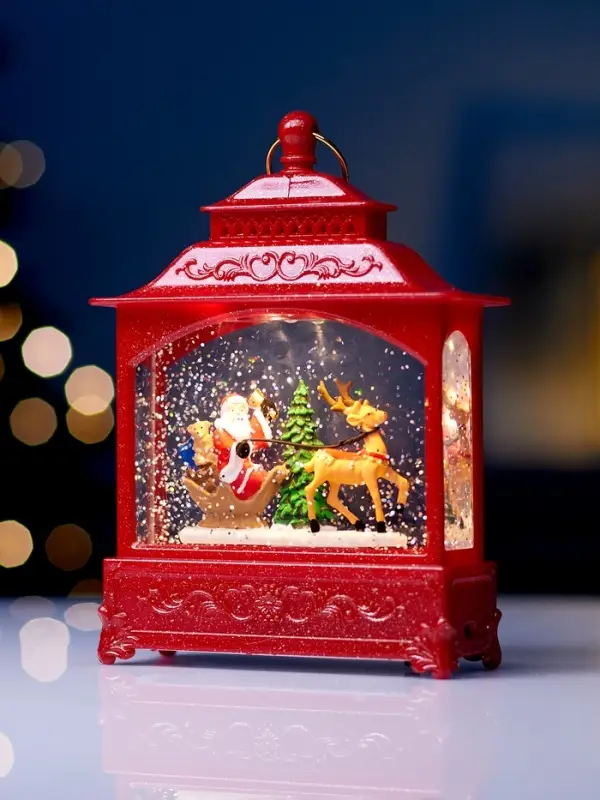 Фигура светодиодная "Упряжка" 5.5х14х19.5 см, 3хААА (не в компл.), музыка, USB, Т/БЕЛЫЙ