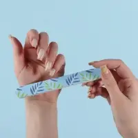 Пилка для ногтей, прямая, 180/180 грит, 15 см, фасовка 20 шт., МИКС