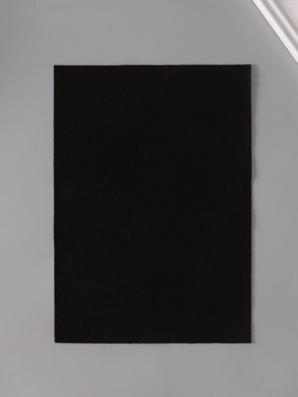 Фетр мягкий "Черный" 1 мм (набор 10 листов) формат А4