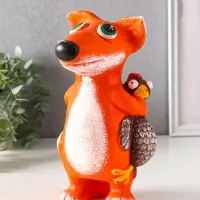 Копилка для денег &laquo;Хитрый лис&raquo;, гипс, 25&times;13.5&times;13.5 см