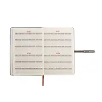 Ежедневник недатированный формат А5, с хлястиком, 112л, линия, пвх, Узор Коричневый