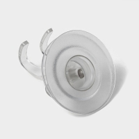 Держатель для бритвы на липучке Доляна, 6,3&times;6,5 см, цвет прозрачный