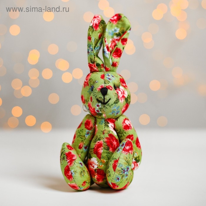 Подвеска &laquo;Зайка в цветочек&raquo;, цвета МИКС