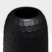 Ваза для цветов &laquo;Сара&raquo; из черного стекла 31 х 15 х 15 см