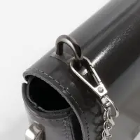 Крепления для ручек для сумки 2шт 1,8*1,5*0,5см 4 винта металл чёрный никель АУ