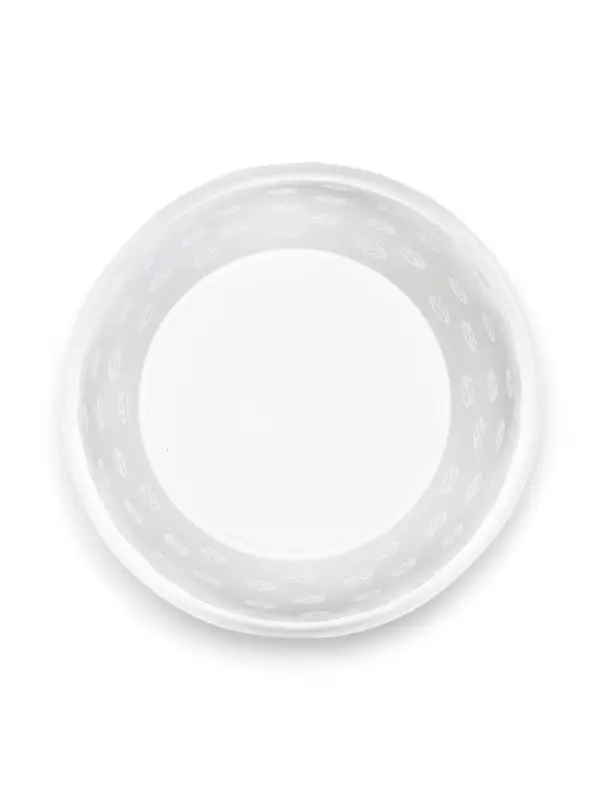 Горшок для цветов с поддоном 3,6 л d_ см h_ см "Цветочек" белый