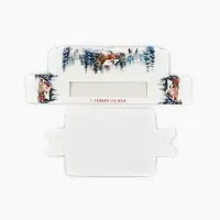 Коробочка для макарун &laquo;Снежные домики&raquo; 18 х 5.5 х 5.5 см