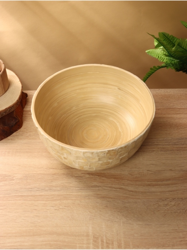 Салатник 25х25х12 см, бамбук