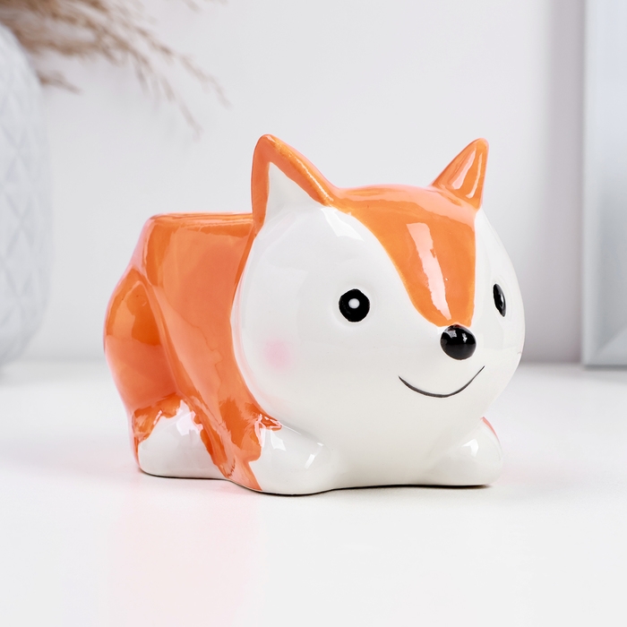 Кашпо Кашпо "Лиса Алиса" 14х9х8см