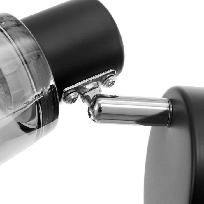 Бра с проводом 59393/1 E14 40Вт черный-хром 15х11х15 см