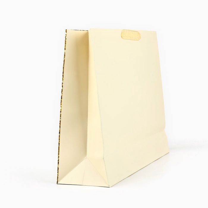 Пакет ламинированный горизонтальный &laquo;От всего сердца&raquo;, глиттер, L 40 х 31 х 11.5 см