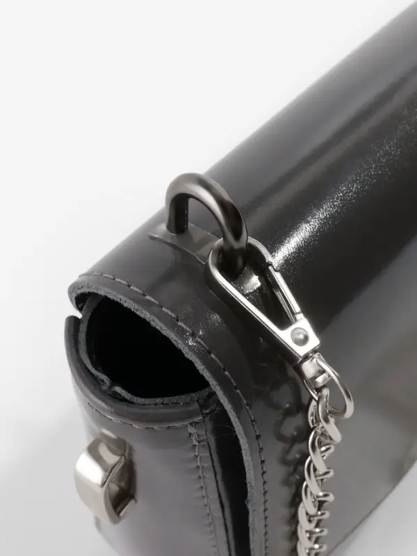 Крепления для ручек для сумки 2шт 1,8*1,5*0,5см 4 винта металл чёрный никель АУ