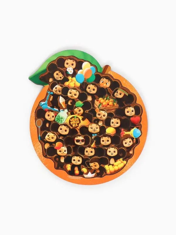 Чебурашка деревянный пазл, 26 деталей