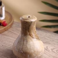 Ваза "Сильва" дерево Джати, 11х11х15 см, цв. бежевый Ваза "Сильва" дерево Джати, 11х11х15 см, цв. бежевый