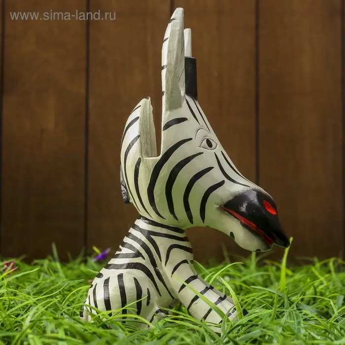 Сувенир &laquo;Маленькая зебра&raquo;, подставка под очки, 20&times;14&times;7 см, дерево