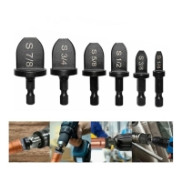 Набор насадок на шуруповерт ТУНДРА, расширитель медных труб, 1/4-3/8-1/2-5/8-7/8-3/4, 6 шт. 934667 Набор насадок на шуруповерт ТУНДРА, расширитель медных труб, 1/4-3/8-1/2-5/8-7/8-3/4, 6 шт. 934667