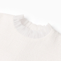 Платье нарядное детское MINAKU: PartyDress, цвет белый, рост 134 см