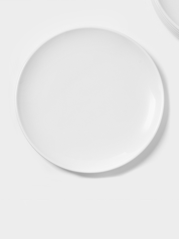 Набор тарелок фарфоровых обеденных Magistro Mien, 6 предметов: d=21 см, цвет белый