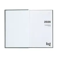 Ежедневник датир 2026г А5 168л б/вин, Зеленый ТЕМНЫЙ