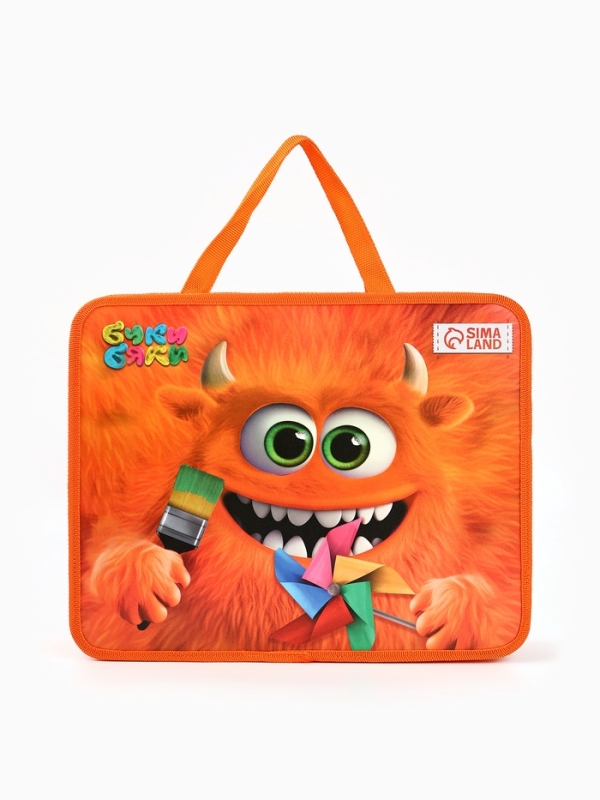 Папка с ручками пластик А4, 75мм 330*260 ПМ-А4-26 Буки Бяки