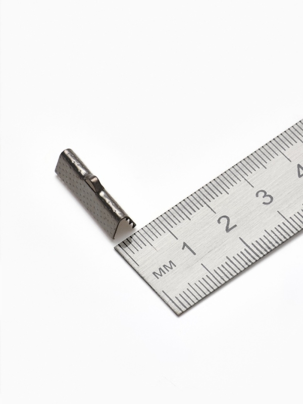 Зажим для ленты (набор 10 шт.) 22 мм СМ-343, цвет серый