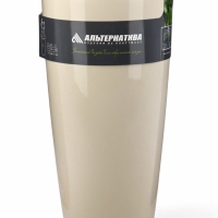 Кашпо "Рондо" 71л (со вставкой 23л), бежевый