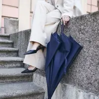 Зонт-трость Domelike, темно-синий