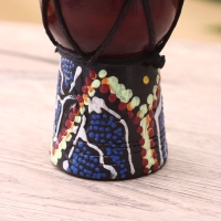 Сувенирный музыкальный инструмент "Барабан Джембе" махагон, 8х8х12 см