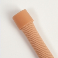 Напальчник - трубка от мазолей и натирания, для рук и ног, с силиконом, d = 1,5 &times; 15 см, цвет бежевый