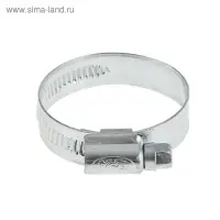Хомут червячный MGF, диаметр 25-40 мм, ширина ленты 12 мм, оцинкованный