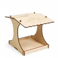 Кормушка для птиц хдф  х  х  см, Разобранная, "Синичник" "Greengo"