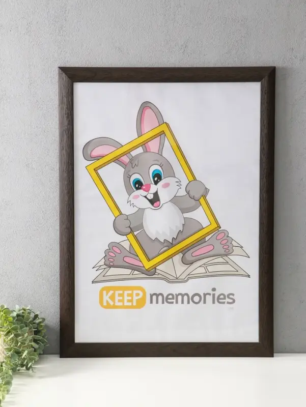 Фоторамка для фото 50х70 см "Luxe Elegance" пластик, коричневый, (пластик экран)