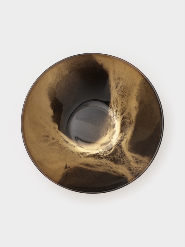 Салатник "Brown Marble" 17 см, цвет коричневый